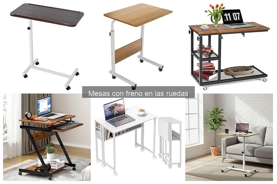 Comparativa: Mesas con y sin freno en las ruedas