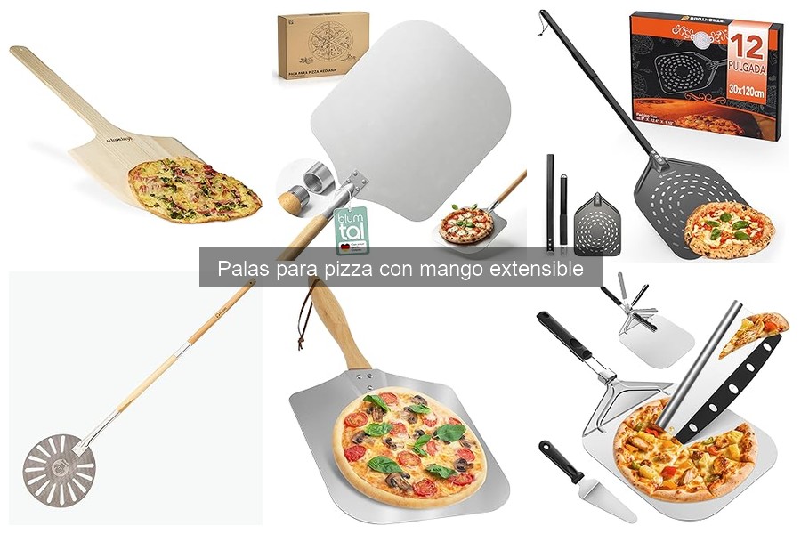 Comparativa: Palas para Pizza con y sin Mango Extensible
