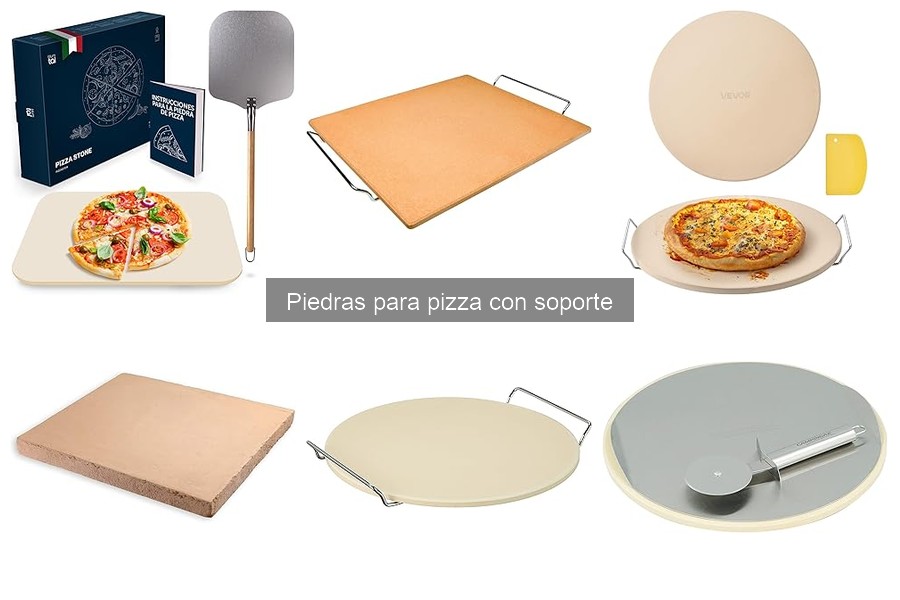 Comparativa: Piedras para Pizza con Soporte vs. Sin Soporte