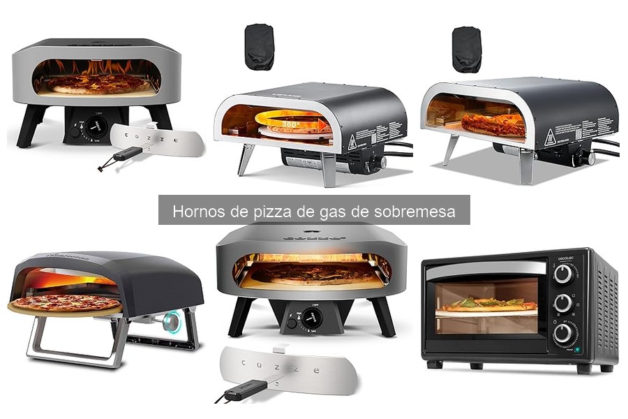 ¿Cuánto cuesta un horno de pizza de gas de sobremesa?