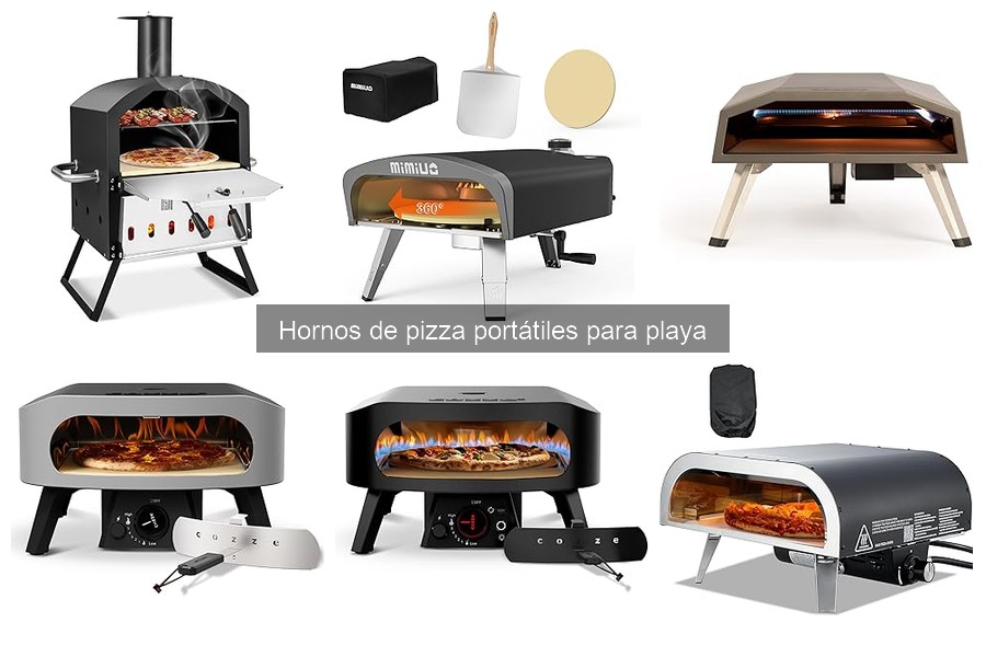 ¿Cuánto cuesta un horno de pizza portátil para playa?