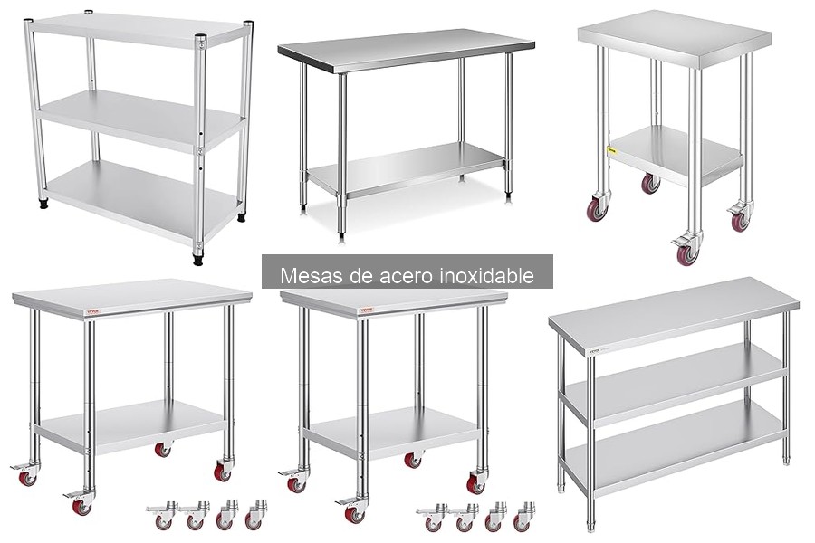 ¿Cuánto cuesta una mesa de acero inoxidable? Precios y más