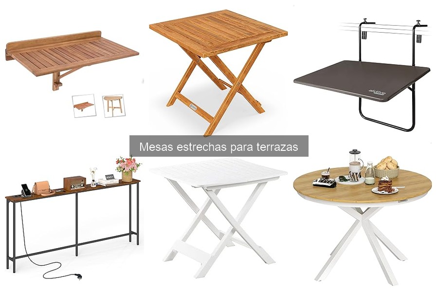 ¿Cuánto cuesta una mesa estrecha para terraza? Precios y opciones