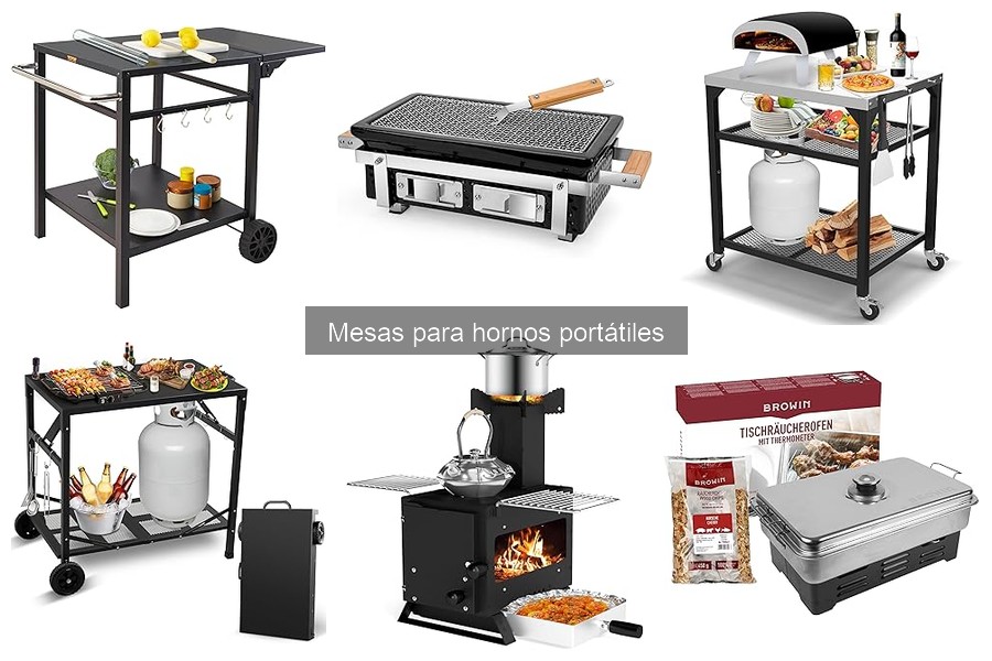 Cuidado y mantenimiento de mesas para hornos portátiles