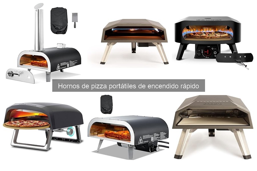 Deliciosas recetas para pizza en horno portátil de encendido rápido