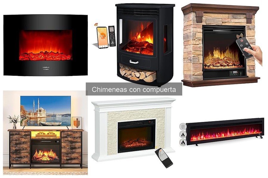 Diferencias entre chimeneas de leña y chimeneas con compuerta