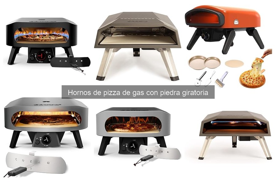 Dónde comprar hornos de pizza de gas con piedra giratoria