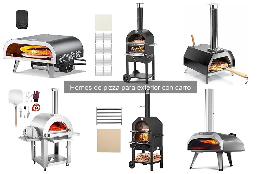 Dónde comprar hornos de pizza para exterior con carro