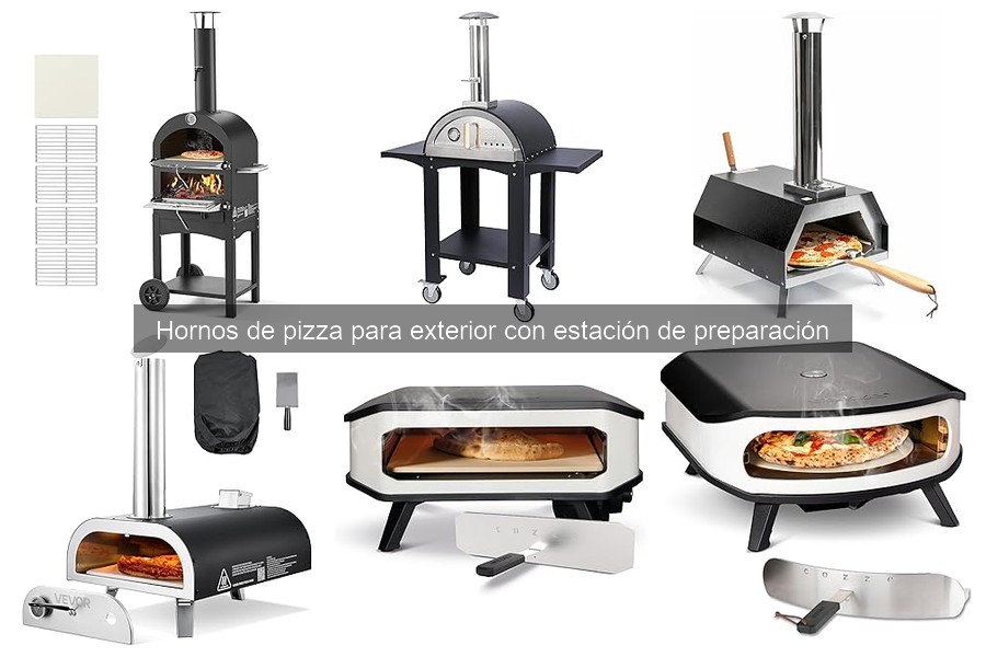 Dónde comprar hornos de pizza para exterior con estación de preparación