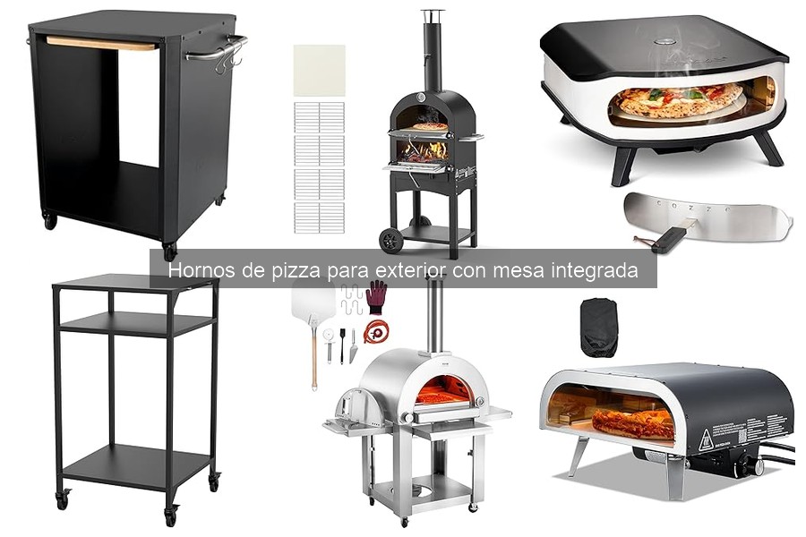 Dónde comprar hornos de pizza para exterior con mesa integrada