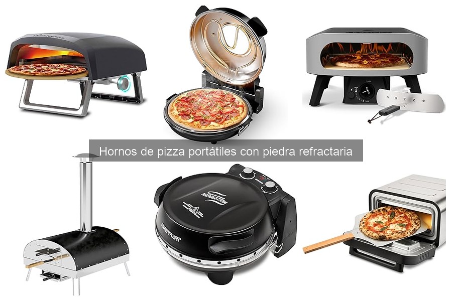 Dónde comprar hornos de pizza portátiles con piedra refractaria