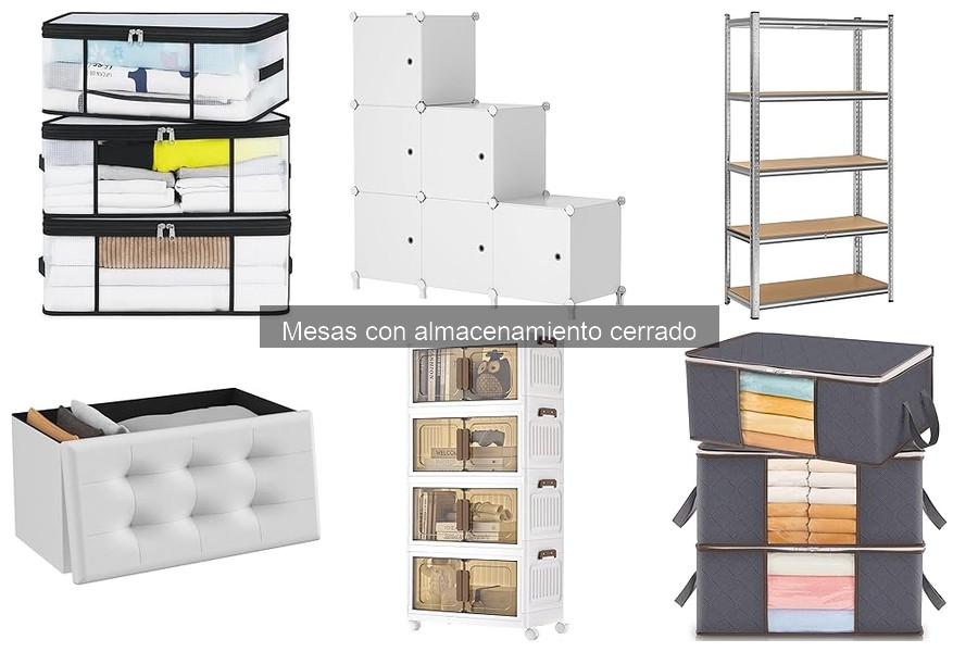 Dónde comprar mesas con almacenamiento cerrado: mejores ofertas