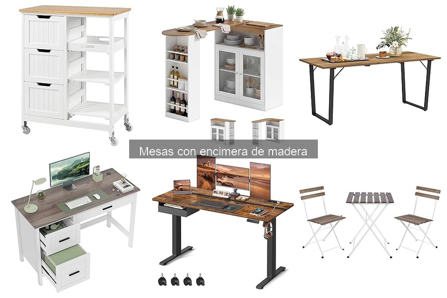 Dónde comprar mesas con encimera de madera: Guía de tiendas