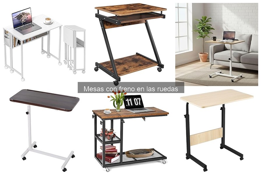 Dónde comprar mesas con freno en las ruedas: mejores opciones