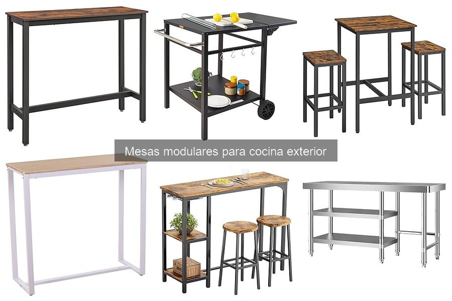 Dónde comprar mesas modulares para cocina exterior: Guía 2023