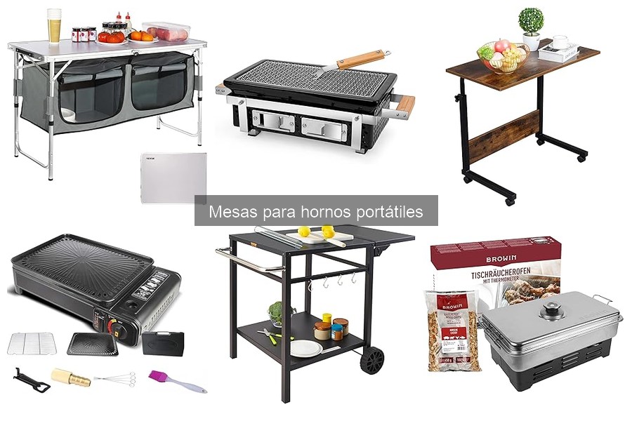 Dónde comprar mesas para hornos portátiles: mejores opciones