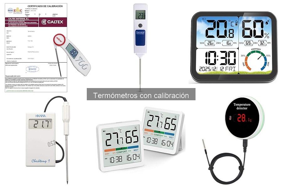 Dónde comprar termómetros con calibración de calidad