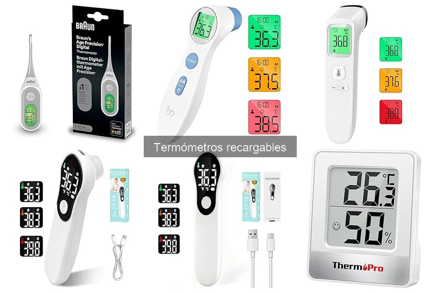 Dónde comprar termómetros recargables a buen precio