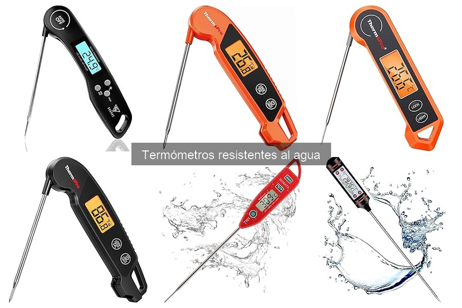 Dónde comprar termómetros resistentes al agua: Mejores opciones