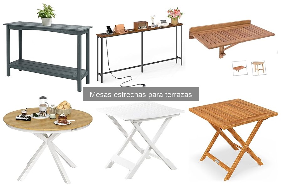 ** Errores comunes al comprar mesas estrechas para terrazas