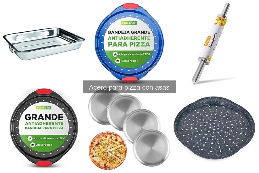 ¿Es seguro lavar el acero para pizza con asas en el lavavajillas?