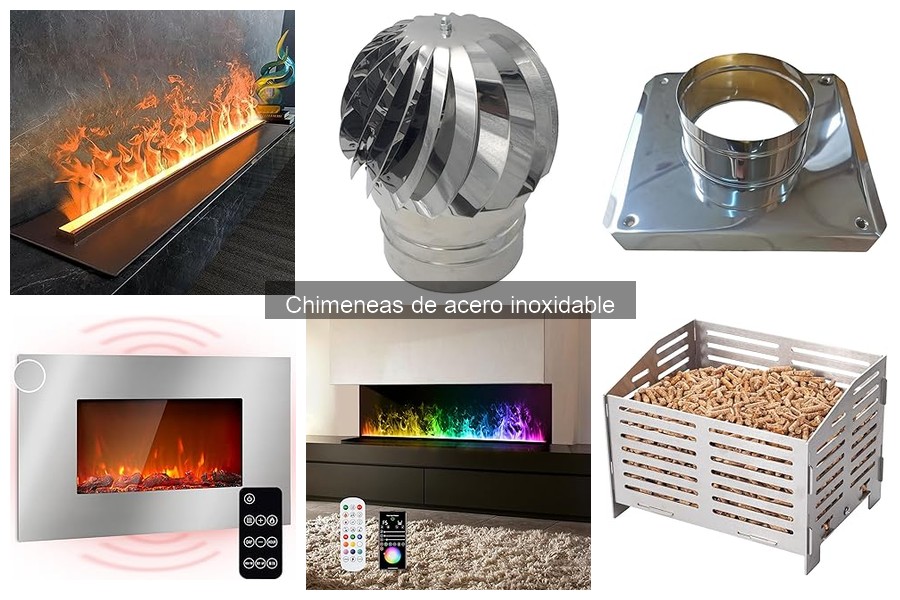 Estilos y Diseños Populares de Chimeneas de Acero Inoxidable