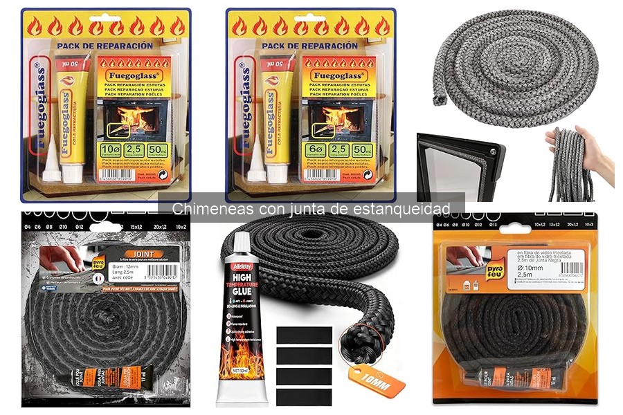 Guía de compra de chimeneas con junta de estanqueidad