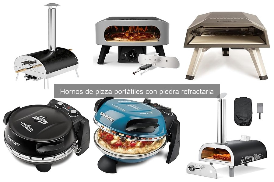 Guía de compra de hornos de pizza portátiles con piedra refractaria