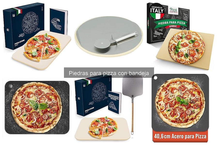 Guía de compra de piedras para pizza con bandeja