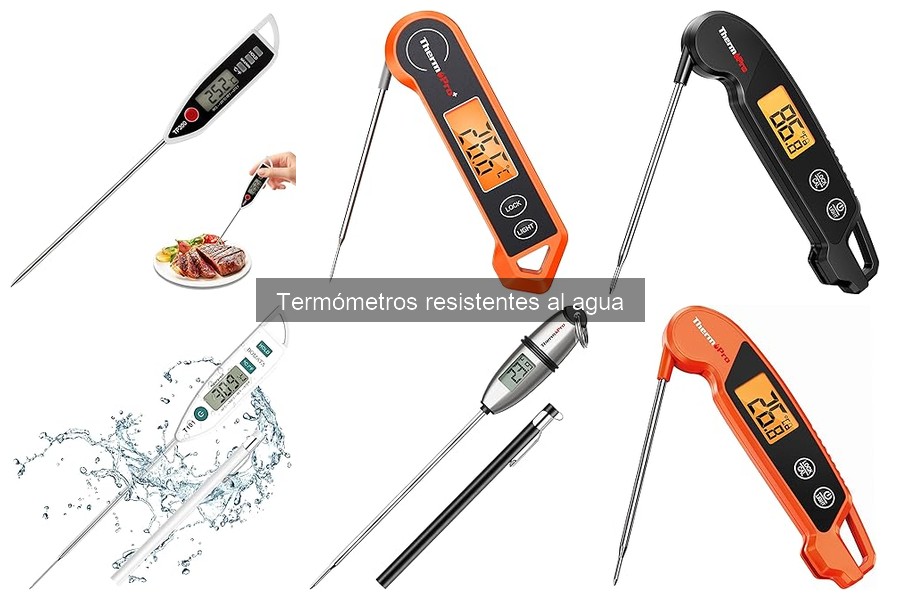 Guía de compra: termómetros resistentes al agua para cocina
