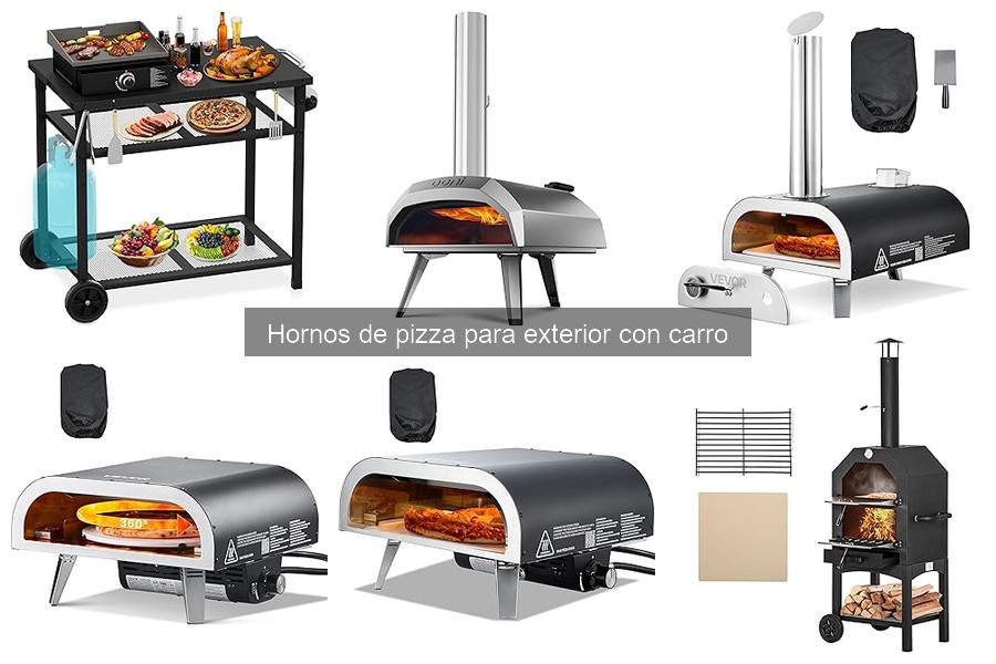 Guía para elegir el mejor horno de pizza para exterior con carro