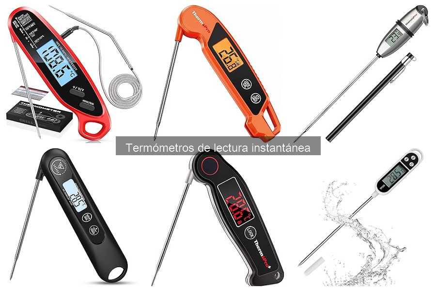 Guía para elegir el mejor termómetro de lectura instantánea