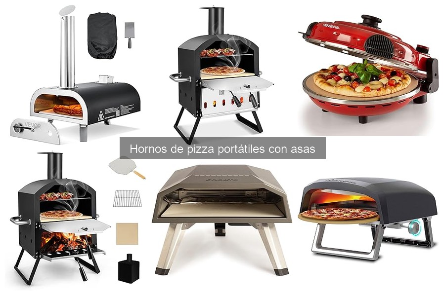 Guía para elegir hornos de pizza portátiles con asas