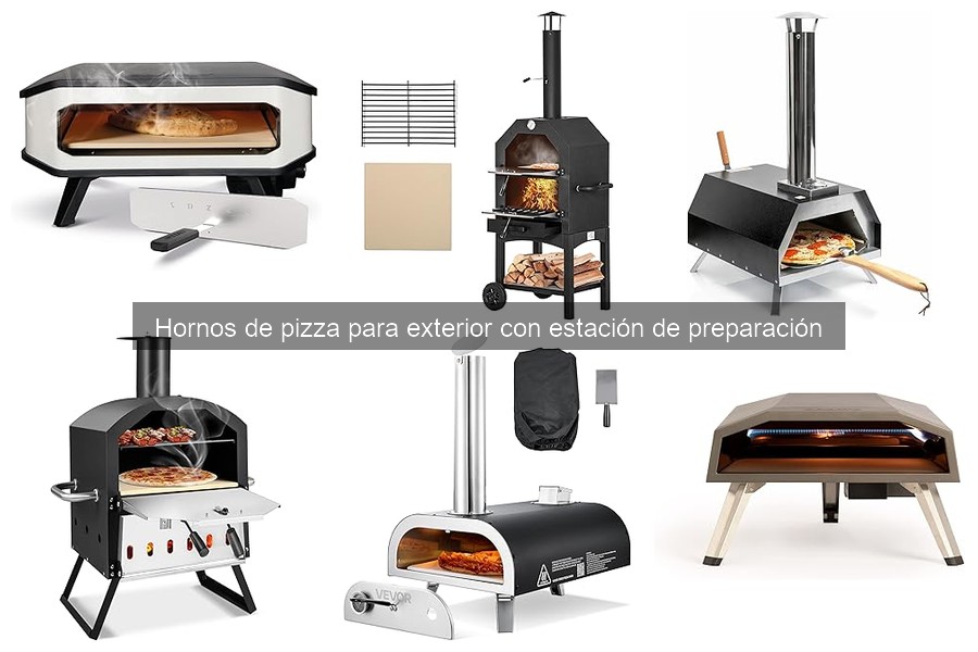 Guía para elegir un horno de pizza exterior con estación de preparación