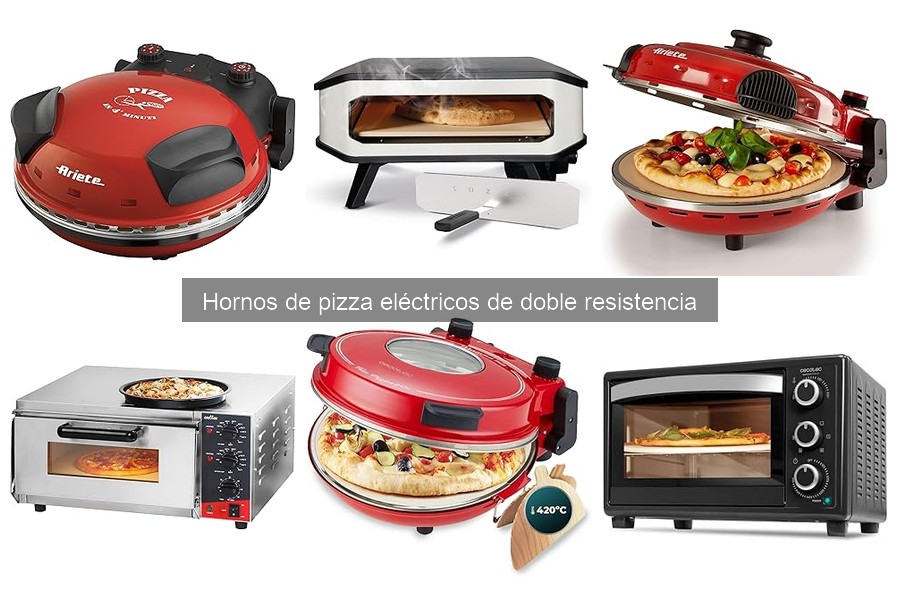 Horno de pizza eléctrico de doble resistencia vs. convencional