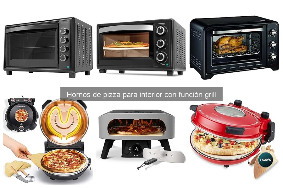 Horno de pizza interior con función grill: ¿qué es y cómo funciona?