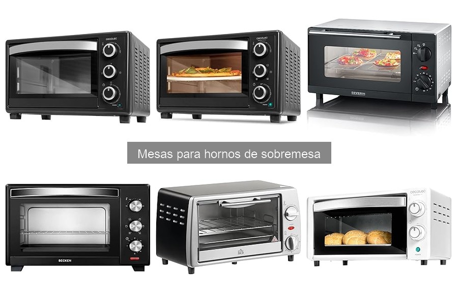 Instala tu mesa para hornos de sobremesa fácilmente