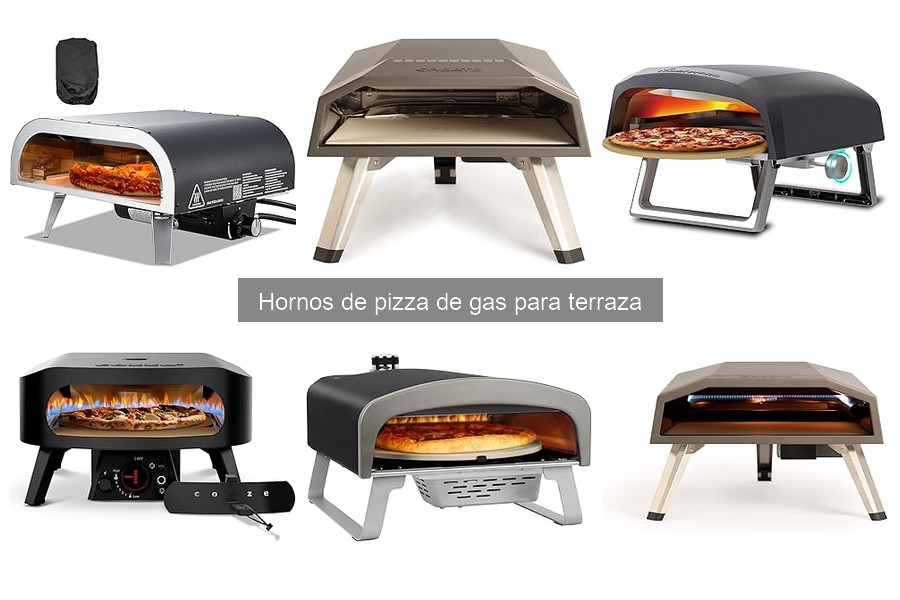 Instalación de hornos de pizza de gas en la terraza