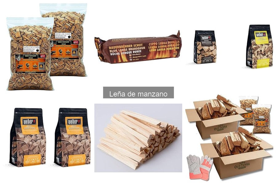 Leña de manzano: ideal para hornos de pizza y cocina exterior