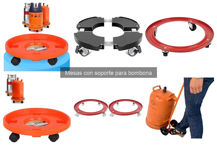 Mantenimiento de mesas con soporte para bombona: Guía práctica