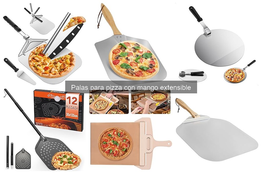 Mantenimiento de palas para pizza con mango extensible