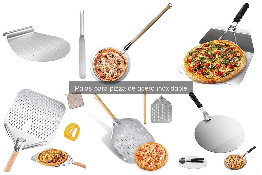 Mantenimiento de palas para pizza de acero inoxidable