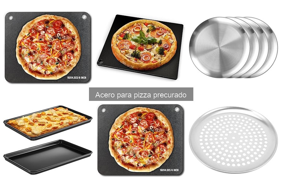 Mantenimiento del acero precurado para pizza en cocina exterior