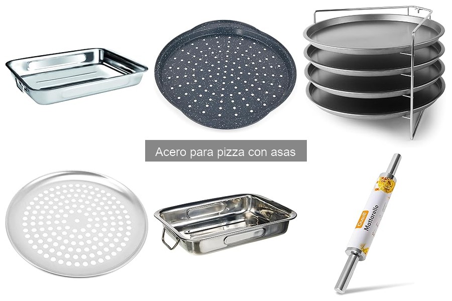 Mantenimiento y cuidado del acero para pizza con asas