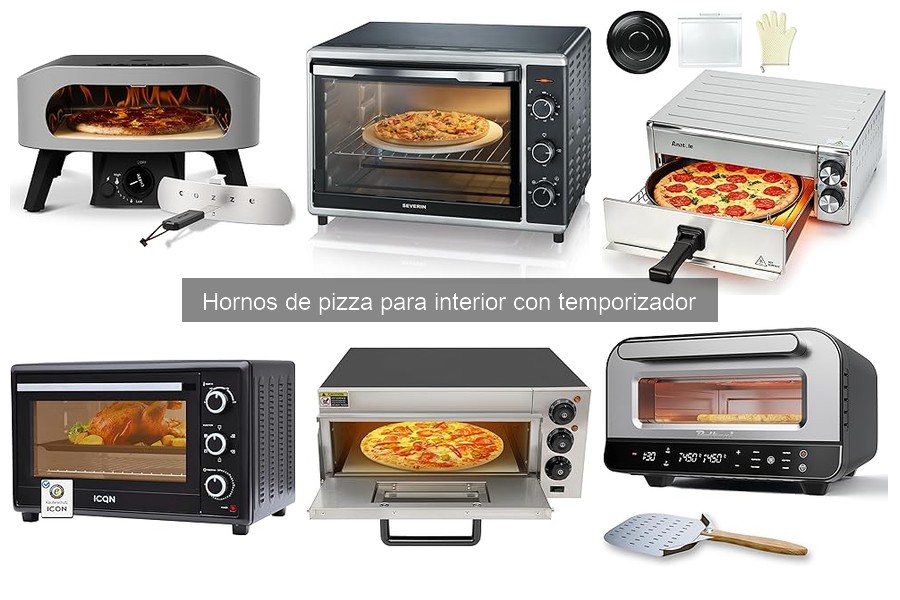 Mantenimiento y limpieza de hornos de pizza con temporizador
