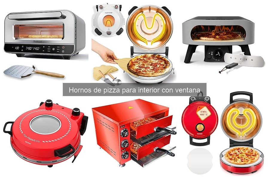 Mantenimiento y limpieza de hornos de pizza con ventana