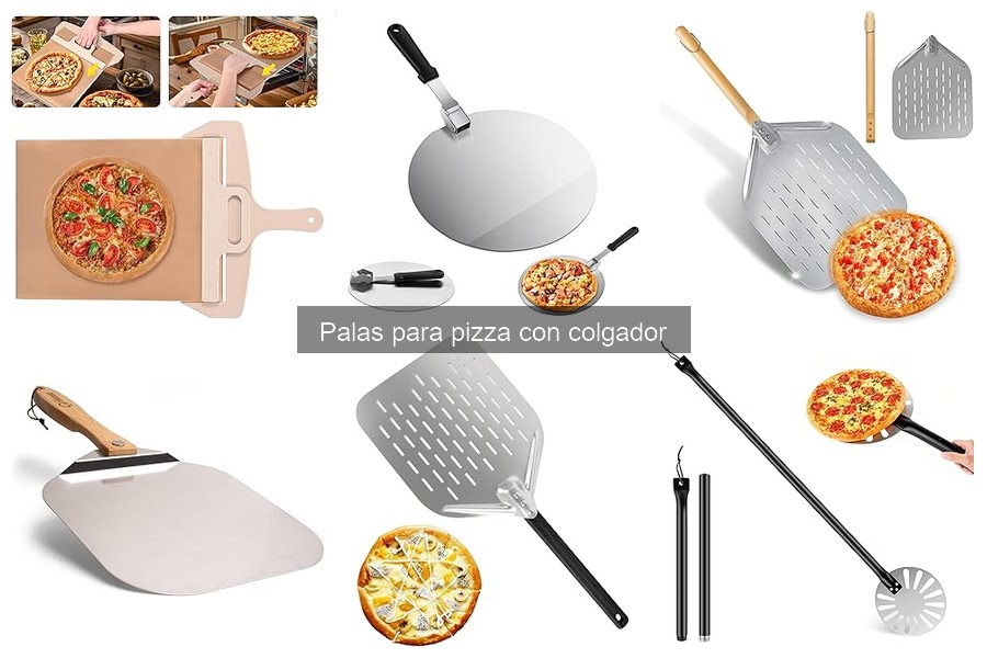 Mejor tamaño de pala para pizza con colgador según tu horno