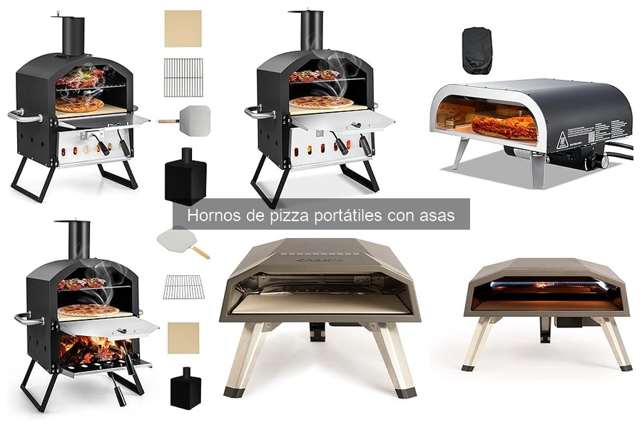 Mejora el rendimiento de tu horno de pizza portátil con asas