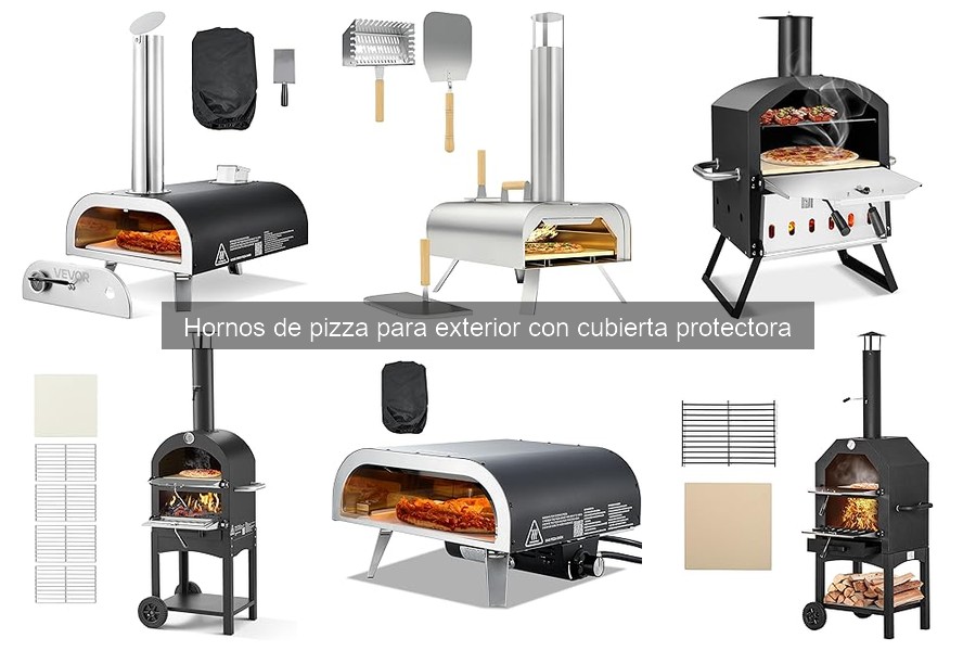 Mejores accesorios para hornos de pizza de exterior con cubierta protectora