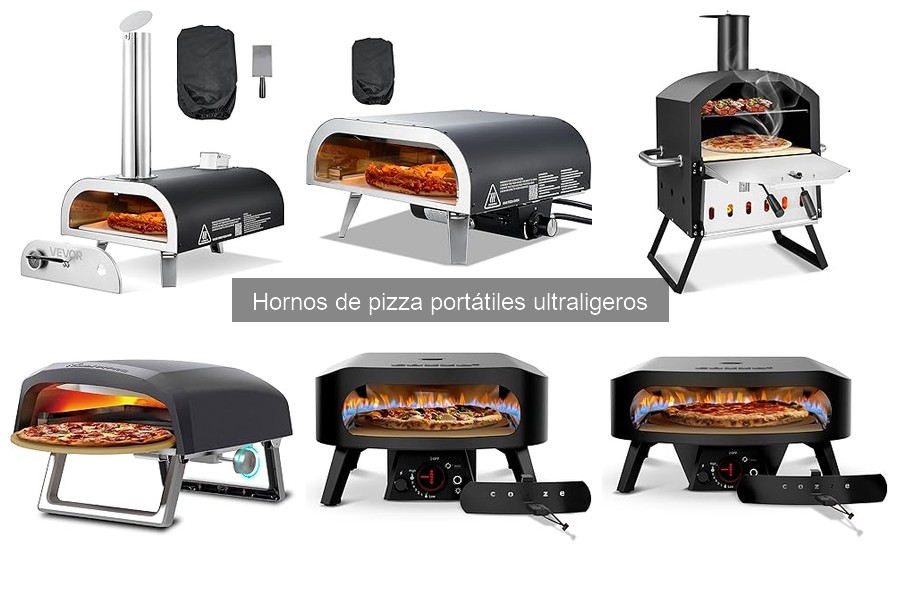 Mejores accesorios para hornos de pizza portátiles ultraligeros